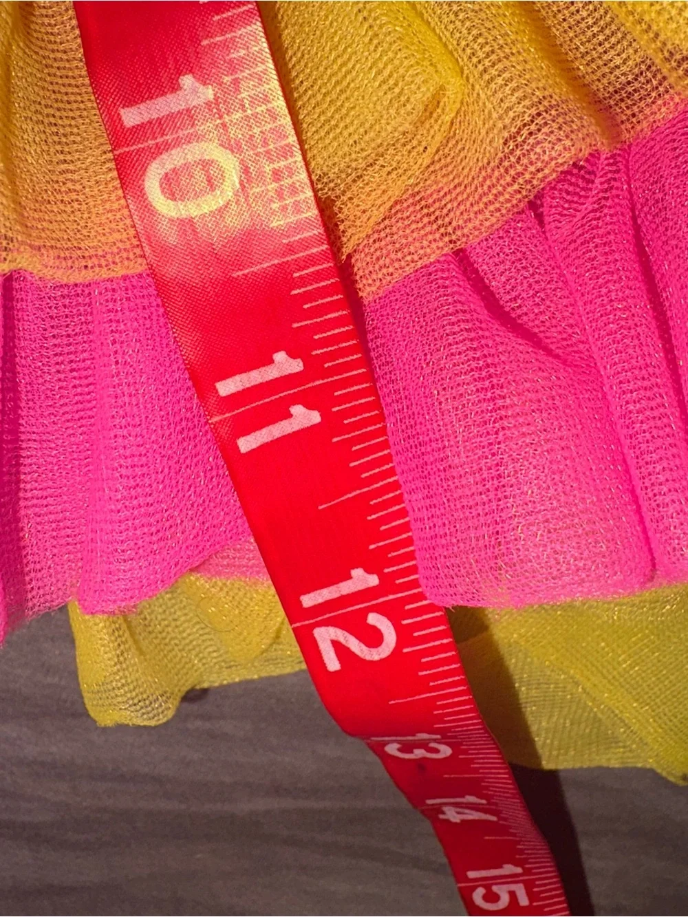 Jona Michelle Girls' Multi Layered Tutu Skirt, Bright Colors Size 5/6